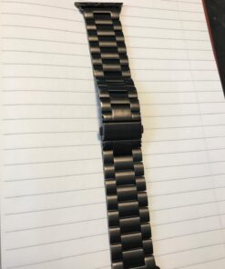 Simpeak Business Metal Band Compatible with Apple Watch Series 9 8 7 (45mm) Series 6 SE 5 4 (44mm) Series 3 2 1 (42mm) Women Men Solid Stainless Steel Band Strap Replacement for iWatch 45mm 44mm 42mm 53 71NNWMrxRsL