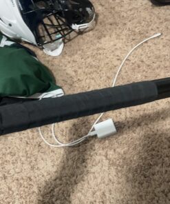 EAGLES Hockey Tape Multipurpose Cloth Tape Roll for Ice & Roller Hockey Stick, Blade & Handle Protector - Strong Over Grip for Lacrosse Baseball Bat Sports Gifts, Accessories, Equipment 2x Black 34 71NNoGRkqgL