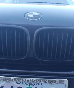 2x Euro Front Center Kidney Grille Grill For 97-03 BMW E39 5-Series 520 523 525 528 530 535 540 M5 4DR 4 Door (Matte Black) 23 71NOLUO7tL