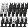 50 Pack Professional Pro Grade Wood/Bi-Metal Oscillating Saw Blades Universal Quick Release Multitool Tool Blade Japan Tooth for Bosch, Craftsman, FEIN, Ridgid, TCH, Makita, Milwaukee 15 71NOogSASwL