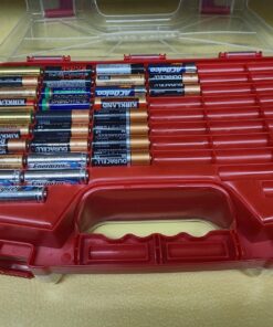 Ontel Battery Daddy - Battery Organizer Storage Case with Tester, Stores & Protects Up to 180 Batteries, Clear Locking Lid, As Seen On TV Original - 180 Batteries 40 71NPS WG9L 1