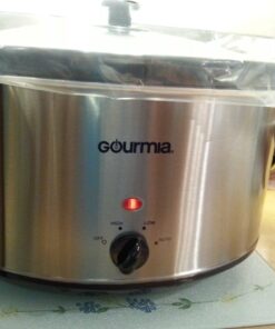 Gourmia PC850 Slow Cooker - Oval - Auto Mode - Cool Touch Handles - 8.5 Qt - 380W - Stainless Steel 20 71NPe6IFC6L