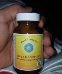 PURE SYNERGY Super B-Complex | Vitamin B Complex Made with Organic Whole Foods | Vegan Supplement with Natural Vitamin B12, Niacin, and Folate | for Energy, Focus and Mood Support (60 Tablets) 15 71NQS4OF5UL
