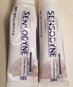 Sensodyne Extra Whitening Sensitive Teeth Whitening Toothpaste - 4 Ounces (Pack of 3) 29 71NQkrmTk3L