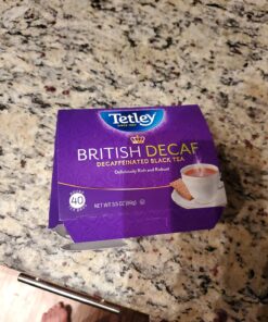 Tetley British Blend Decaffeinated Black Tea, 40 Tea Bags 40 Count (Pack of 1) 16 71NRP5H30mL