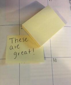 Highland Sticky Notes, 1.5 x 2 Inches, Yellow, 12 Pack (6539) 7 71NSp1FRnL