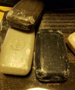 O Naturals 6 PCS Black Soap - Women & Men's Bar Soap, Father's Day Gifts, Men's Soap Bar, African Black Soap w/Moisturizing Shea Butter, Charcoal Soap, Organic & Natural Soap for Men & Women, 4oz Black Soap Collection 4 Ounce (Pack of 6) 35 71NSxgskSL