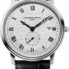 Frederique Constant Slimline Silver Dial Black Leather Strap Quartz Men's Watch 6 71NTC85NC7L