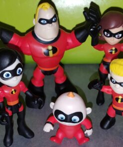 The Incredibles 2 Family 5-Pack Junior Supers Action Figures, Approximately 3" Tall 23 71NTJUkyOIL