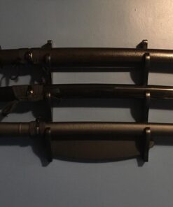 Eforlife Sword Holder Wall Mount Japanese Samurai Sword Display Stand Hanger Bracket for Japanese Katana Wakizashi Tanto 3 Layer A 28 71NTVy0FsL