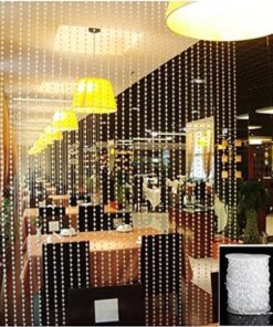 Alternative view of KUPOO 99 ft Clear Crystal Like Beads by The roll - Wedding Decorations (Colorful)