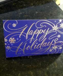 Hallmark Holiday Boxed Cards, Happy Holidays (40 Cards with Envelopes) 40ct Blue Happy Holidays Cards 40 71NVpweKQpL