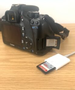 Apple MFi Certified Lightning to SD Card Camera Reader for iPhone iPad, Veetone Memory Card Reader Trail Camera Viewer SD Card Adapter for iPhone 12/11/XS/XR/X/8/7/iPad, Plug and Play One Slot 36 71NWESjhzqL