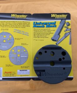 Wheeler Universal Bench Block with Non-Marring Construction and Multiple Uses for Pistols, Gunsmithing and Maintenance, Original Version 33 71NWKYDBY5L