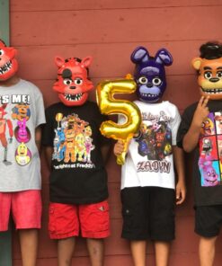 Five Nights at Freddy's - Freddy Child PVC Mask One Size Multicolor 17 71NWQqV49CL