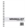Action Publishing UNDATED Minimalist Day Planner® (6.6" X 9"), Wire Bound, Crisp White Archival Quality Paper Medium (6.625" by 9") 43 71NX1XV8arL