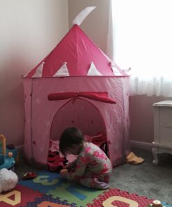 Princess Castle Fairy House Girls Pink Play Tent by POCO DIVO Princess 41 71NXWLLafHL