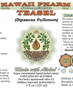 Teasel Alcohol-Free Liquid Extract, Teasel (Dipsacus fullonum) Dried Root Glycerite Natural Herbal Supplement, Hawaii Pharm, USA 2 fl.oz 2 Fl Oz (Pack of 1) 5 71NXXVx8xaL