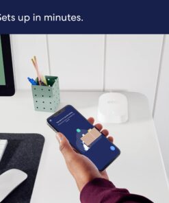 Amazon eero 6+ mesh Wi-Fi router | Fast and reliable gigabit speeds | connect 75+ devices | Coverage up to 1,500 sq. ft. | 2022 release 1-Pack eero 6+ 22 71NXYXIg0PL 3