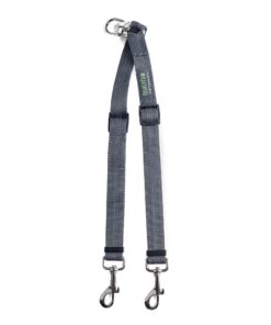 Mighty Paw Dual Dog Leash - Suitable for Two Dogs - Leash for 2 Dogs No Tangle - Leash Splitter - Large and Small Dog Compatible - Dual Leash Attachment - Double Clip Dog Leash Coupler - Dog Splitter Double Leash Standard | Dogs 30+ lbs 28 71NYPKXJcFS