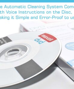 Maxell – 190059, DVD Lens Cleaner with Microfiber Brush System - for Optimal Cleaning, Remove Dust Oil, Small Particles – Compatible with All DVDs, PC, Xbox/xbox360 & Ps1/2 Gaming Systems 12 71NZWXSOoUL