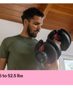 Bowflex SelectTech 552 Adjustable Dumbbells Bowflex ST 552 Dumbbell (pair) 27 71NZj7D1qWL