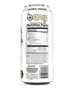 Bang Energy Drinks - 6, 16 ounce cans (Purple Haze) Purple Haze 16 Fl Oz (Pack of 6) 10 71NaCFy2liL