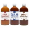 Lillie’s Q - Barbeque Sauce Variety Pack, Gourmet BBQ Sauce Set, Made with Gluten-Free Ingredients, Includes Carolina BBQ Sauce (20 oz), Gold BBQ Sauce (19 oz) & Smoky BBQ Sauce (20 oz) | 3-Pack 12 71NacAykz1L