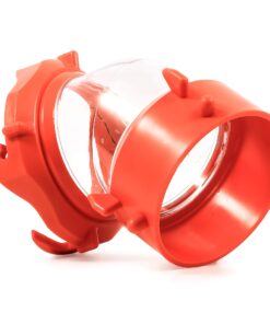 Camco RhinoFLEX Clear 45 Degree RV Sewer Hose Swivel Fitting- Allows You to See When Tank is Empty, Odor Protection; Durable and Secure Connection (39847) 17 71NawxctH4L