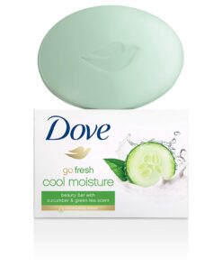 Dove More Moisturizing than Bar Soap, Cucumber and Green Tea Beauty Bar, 3.75 Ounce, 16 Count (Pack of 1) 15 71Nb5P3cSmL