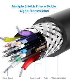 Rankie Mini DisplayPort to DisplayPort Cable, Mini DP to DP, 4K Ready, Gold Plated, 6 Feet 14 71Nb9PxZ LL