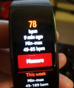 Samsung Gear Fit2 Smartwatch Large, Black 54 71NbTblXjUL