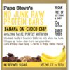 Papa Steve’s No Junk Raw Protein Bars, Banana Oat Dark Chocolate, 2.2 Oz, 10 Count 18 71Nc9Q8GUZL