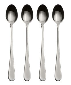 Oneida Flatware Flight, Iced Tea Spoons, Set of 4 Tall Drink Spoons, Set of 4