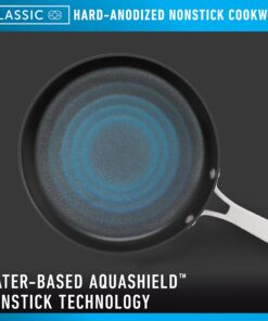 Alternative view of Calphalon Classic Hard-Anodized Nonstick Cookware, 10-Piece Pots and Pans Set with No-Boil-Over Inserts New Cookware Set