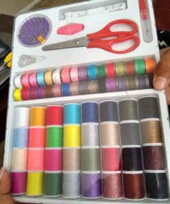 Michley Sewing Kits with100 Pieces, 32 Bobbins in, 1.0-inches by 8.0-inches by 9.8-inches, Multi-Color 1.00 x 8.00 x 9.80 inches 27 71NcfWP5OEL