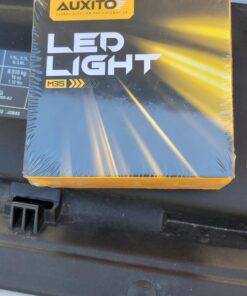 AUXITO H11 LED Bulbs, H8 H9 Automotive Light Replacement, 18000LM 600% Highly Bright 6500K Cool White, Real 1:1 Mini Size, Direct Install Plug and Play, Pack of 2 45 71Nd9OoVVkL