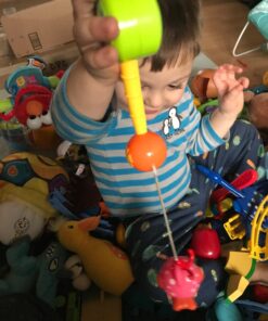 Baby Bath Toys Fishing Games Kids Bathtub Toys for Toddler 1-3 2-4 Fun Shower Bath Time Mold Free Water Pool Toys Christmas Stocking Stuffer Birthday Gift for Boys Girls Age 1 2 3 4 5 6(Color Random) Baby fishing toys 25 71NdrLGszPL