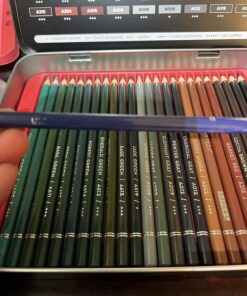ARTEZA Colored Pencils for Adult Coloring, 72 Drawing Pencils with Soft Wax-Based Cores, Professional Art Supplies, Vibrant Pencil Set in Tin for Beginners and Pro Artists 72 Count (Pack of 1) 40 71NeIx5ckrL