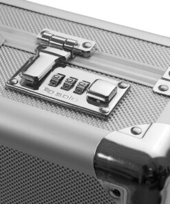 Solo New York Fifth Avenue 17.3 Inch Aluminum Laptop Attaché Briefcase, Hard-sided with Combination Locks, Silver 24 71Nfo Xw2sL