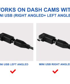 NUNET 15ft MicroUSB & MiniUSB Hardwire Kit with Mini/LP Mini/ATO/Micro2 Fuse, Micro to Mini/Type-C Adapters, Battery Drain Protection System, 15ft Length Cord for Dash Cameras Micro&Mini 24 71NfvV7CXnL