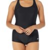 Speedo Women's Swimsuit One Piece PowerFlex Princess Seam Ultraback Conservative Cut 14 Speedo Black 5 71NgJdhMTZL