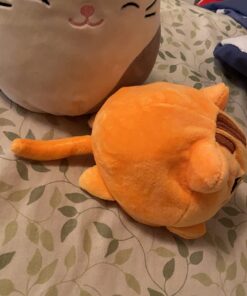 TeeTurtle - The Original Reversible Cat Plushie - Orange Tabby - Cute Sensory Fidget Stuffed Animals That Show Your Mood Happy + Angry Orange Tabby 22 71NhR1keATL