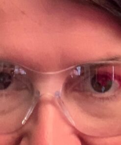 JORESTECH Eyewear Protective Safety Glasses, Polycarbonate Impact Resistant Lens Pack of 12 (Clear) Clear 28 71Nhsn1F6jL