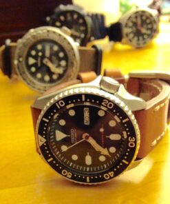 SEIKO Men's Automatic Analogue Watch with Rubber Strap SKX007K 80 71NiE5avUWL