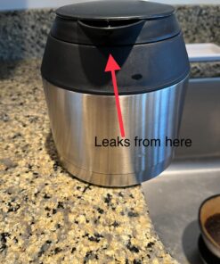 Bonavita 5 Cup Drip Coffee Maker Machine, One-Touch Pour Over Brewing w/Double Wall Thermal Carafe, SCA Certified, 1100 Watt, BPA Free, Dishwasher Safe, Stainless Steel, BV1500TS 33 71NiIeUJtxL