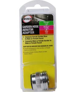 DANCO Multi-Thread Garden Hose Adapter for Male to Male and Female to Male, Chrome, 1-Pack (10513) 27 71NilLx53rL