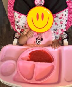 Disney Baby Minnie Mouse Simple Fold Plus High Chair with 3-Position Tray (Garden Delight) Garden Delight 27 71NirVX2C6L