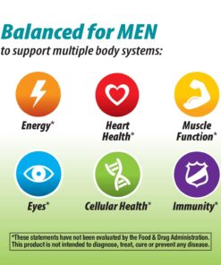 Nature's Way Alive! Garden Goodness Men's Multivitamin, One Serving of Veggies and Fruits**, High Potency B-Vitamins, 60 Tablets 18 71NisT1WXL