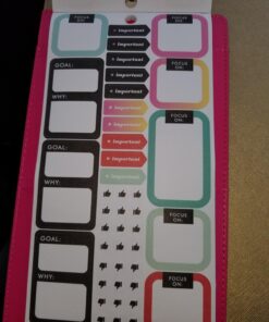 me & my BIG ideas Sticker Value Pack - The Happy Planner Scrapbooking Supplies - Productivity Theme - Multi-Color & Gold Foil - Great for Projects, Scrapbooks & Albums - 30 Sheets, 985 Stickers Total 88 71NjO9rffiL